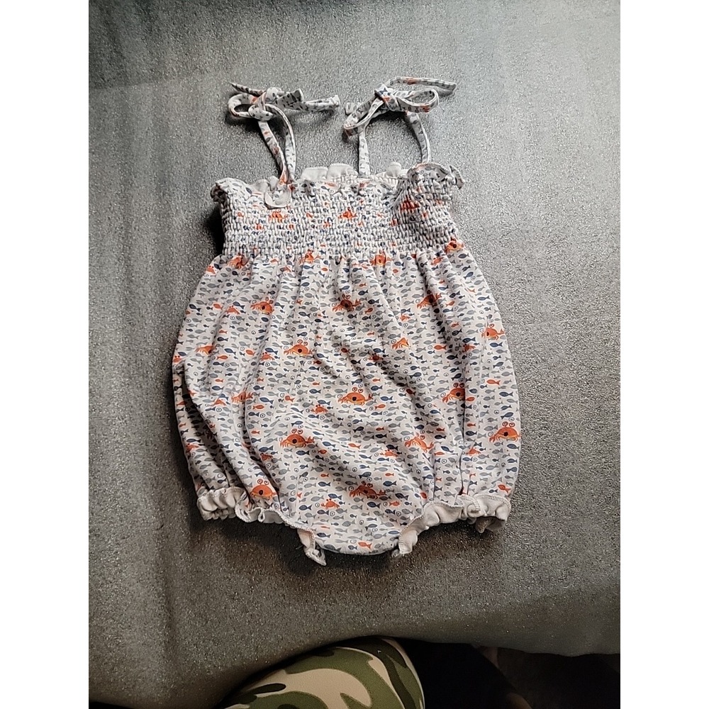 Zutano Crabby Bubble Bodysuit Romper Size 24 Months Adorable‎
